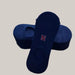 Socks Men And Women Solid Color Boat Socks Navy Blue 5PCS