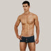 Mens Cotton Aro Home Shorts Navy Blue