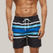 Beach shorts man Blue stripe