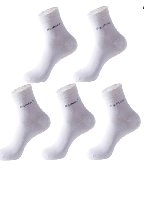 Solid Color Socks Men's