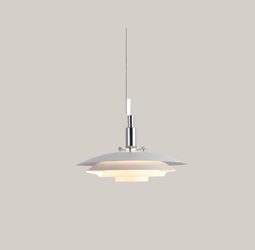 UFO-Shaped Iron LED Pendant Light Single Head 38cm