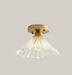 Iron and Glass E27 Entryway Lamp DE Style With Bulb