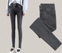 slim lady jeans Grey Long Thin