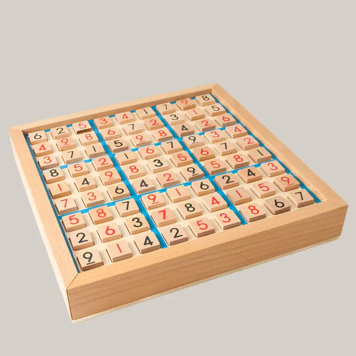 Wooden Sudoku Board Game – 23 cm, 3 Colors