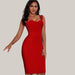 Bandage Dress Red