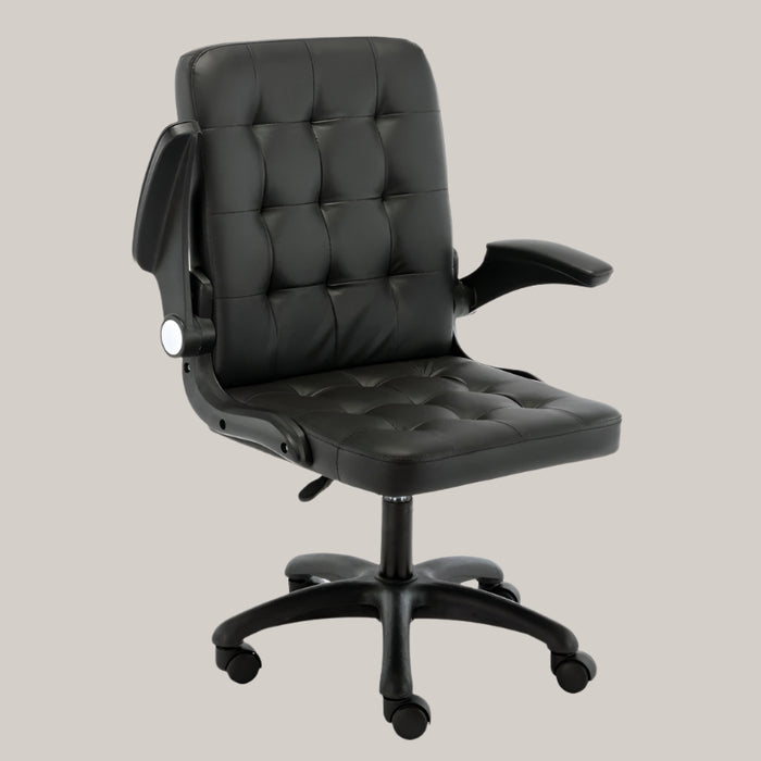 Ergonomic Reclining Swivel Office Chair The plaid chair is 58cm high