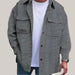 Coat Men Polo Collar Top