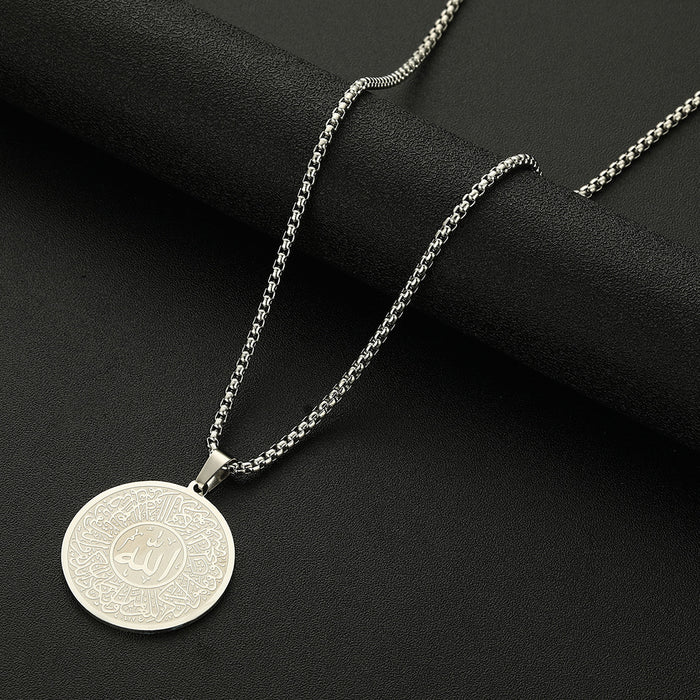 Men Calligraphy Necklace