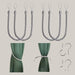 Modern Rope Curtain Tiebacks, Pair Z511
