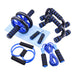 7-Piece Ab Roller Workout Set – 4 Colors Blue