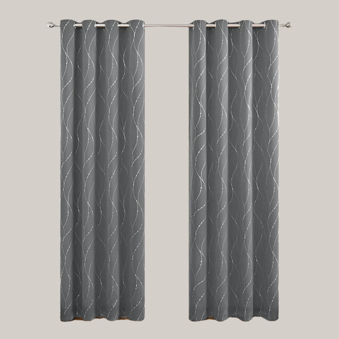 Modern Minimalist Grommet Curtain Panel