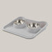 Pet Feeding Bowl for Cats and Dogs Gray