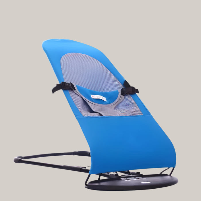 Portable Pet Rocking Chair Cotton Blue