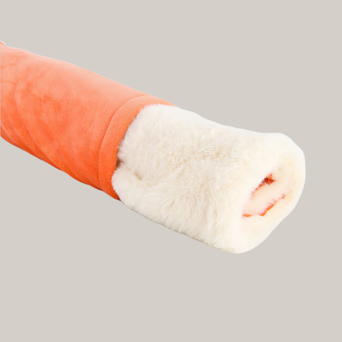 Removable and washable bite resistant pet sleeping bag Orange coat