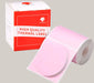 New Handheld Bar Code Printer Pink Round 50X50mm