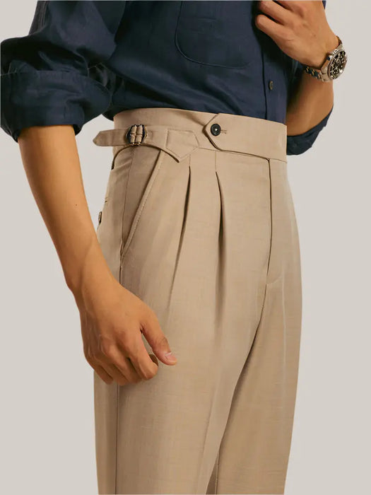 Dress Pants Paris Buckle Pendant Feeling For Men