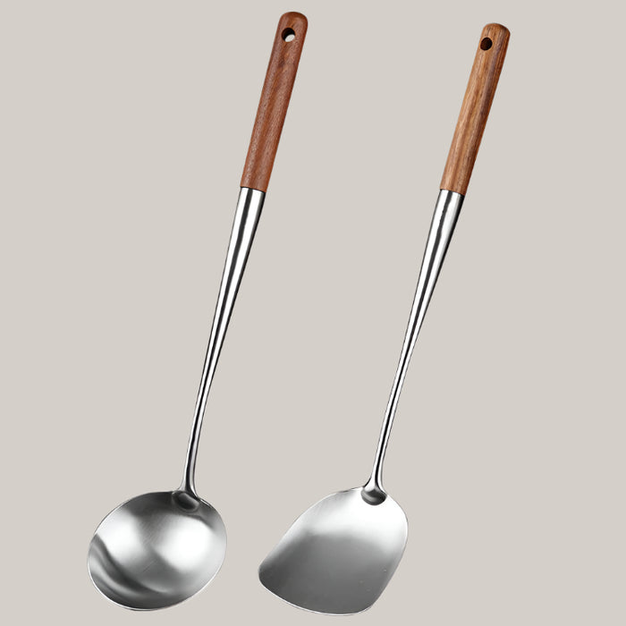 3-Piece 304 Stainless Steel Cooking Utensil Set
