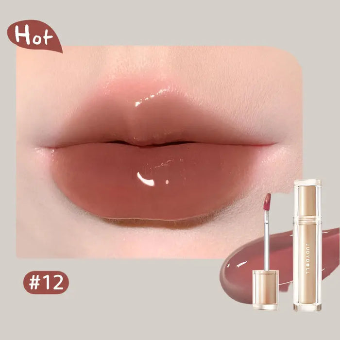 Iced Tea Moist-Finish Lip Glaze – 16 Shades 12style