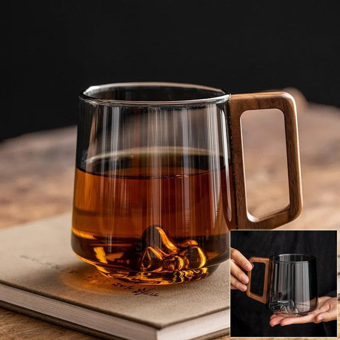 Borosilicate Glass Cup with Side Handle