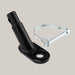 Bicycle Trailer Hitch Coupler – 11/7 mm Holes with buckle Free Size