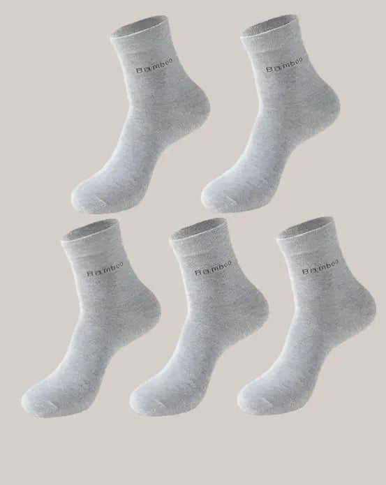 Solid Color Socks Men's 4set One size