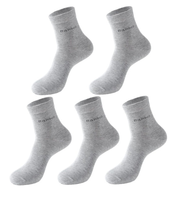 Solid Color Socks Men's