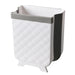 7L Foldable PP Kitchen Trash Bin Grey