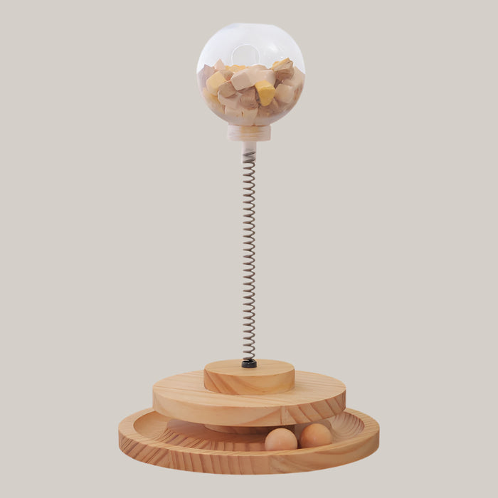 Interactive Cat Treat Dispenser Turntable big hole