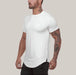 New Gym Wear Plain Shirts White