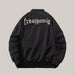Thickening Embroidery Pilot Jacket Men 1671 Black Regular Model