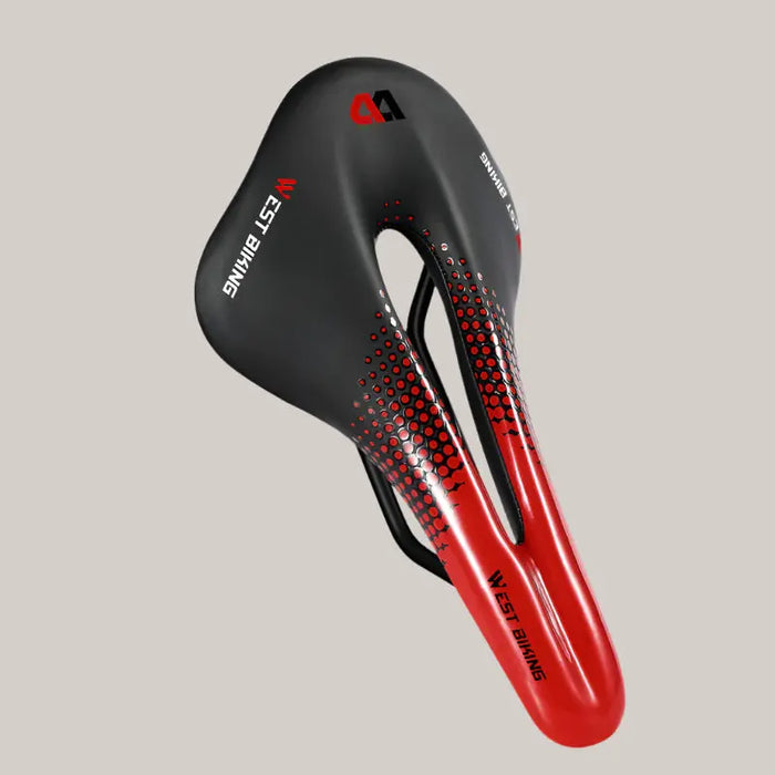 Hollow Bicycle Saddle – 7 Colors Black red