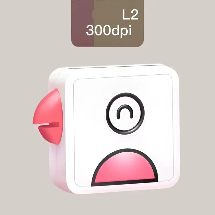 Label Mini Printer For Primary School Students L2 cherry pink 1package