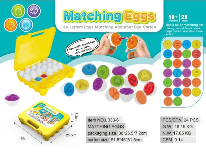 Early Learning Matching Toy – 10 Styles 3style