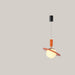 Nordic LED Pendant Light for Children's Rooms Lifting Orange