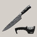 4116 Molybdenum-Vanadium Steel Kitchen Chopper Knife + sharpener