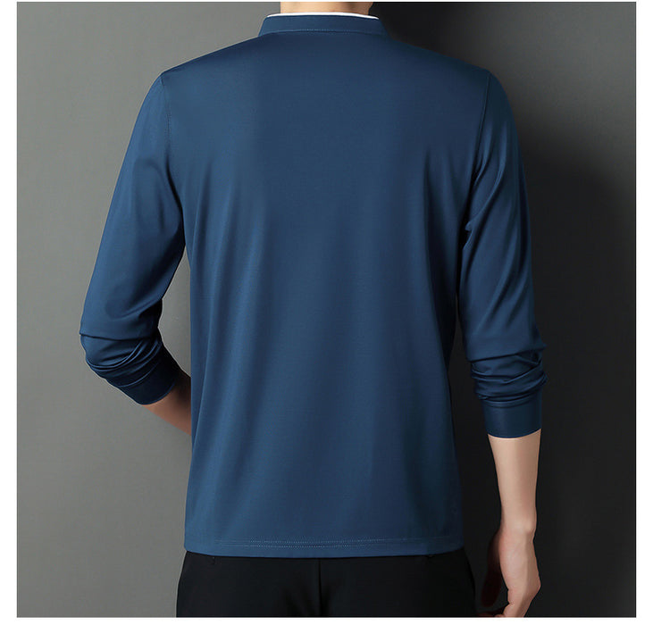 Leisure Young Men Stand Collar Pull