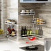 304 Stainless Steel Wall-Mounted Kitchen Shelf, 30 kg Capacity