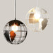 Industrial Iron Pendant Light, 20 cm White Light Source Not Included