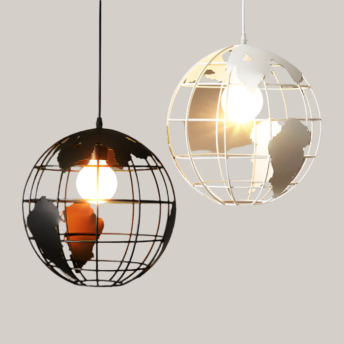 Industrial Iron Pendant Light, 20 cm White Light Source Not Included