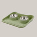 Pet Feeding Bowl for Cats and Dogs Green
