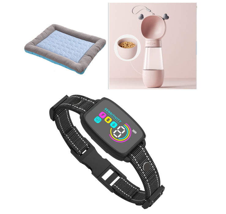 Automatic Dog Collar Black set