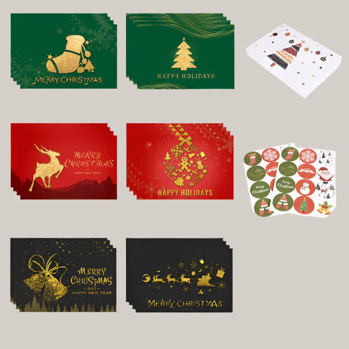 24 set Christmas cards 1style