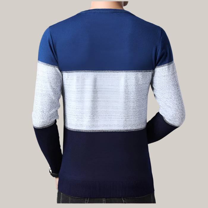 Winter Pullover Men Round Collar