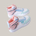 Women's White Casual Sneakers Pink
