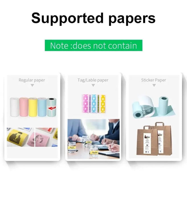 Mini Bliuetooth Wireless Thermal Printer