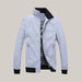 Bomber JacketPlus Size M- 5XL Light gray