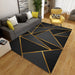 Geometric Abstract Machine-Washable Area Rug, 40 × 60 cm 9style 40x60