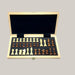 Foldable Wooden Chess Set – 30 or 40 cm, Magnetic Options