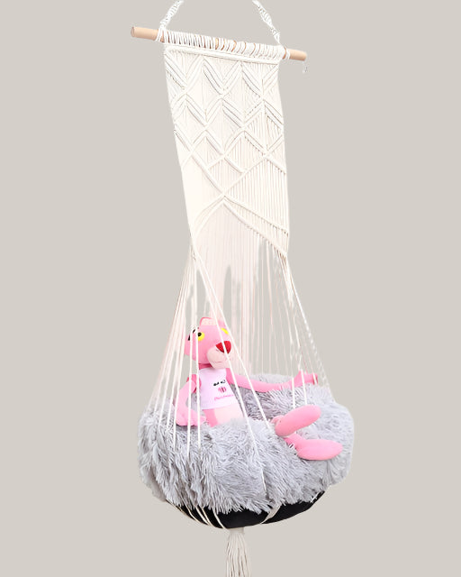 Handmade Macrame Pet Swing Bed