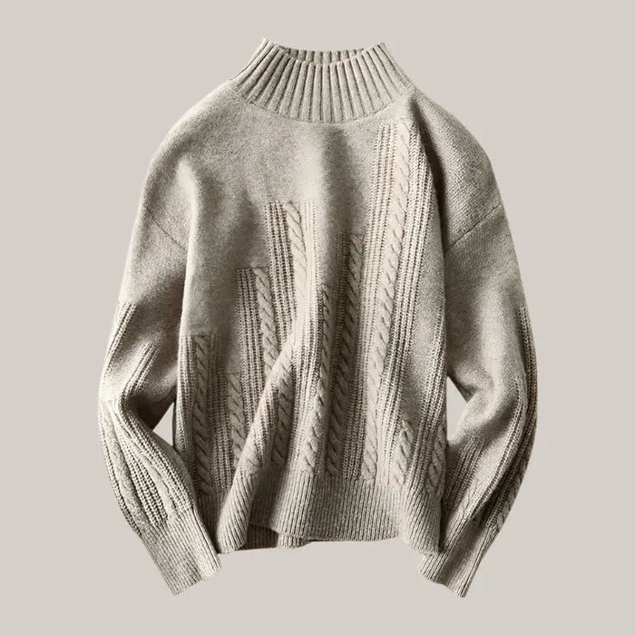 Turtleneck wool sweater women